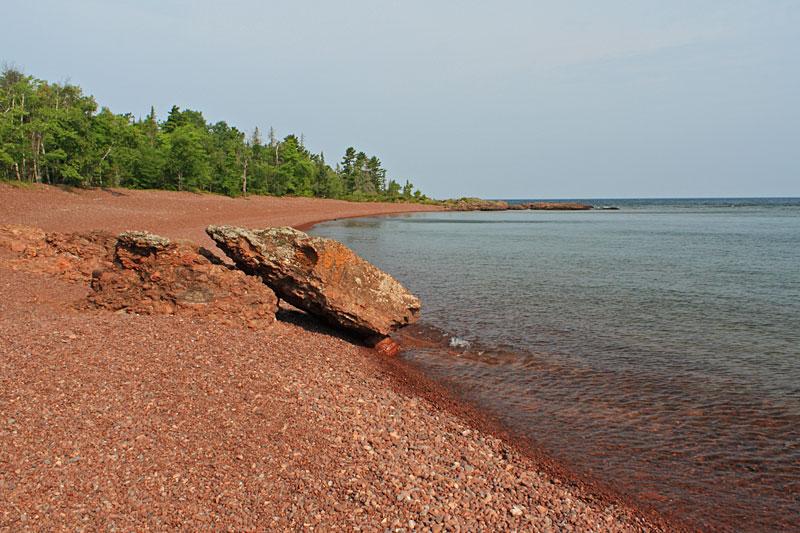 rocky beach at hunters point